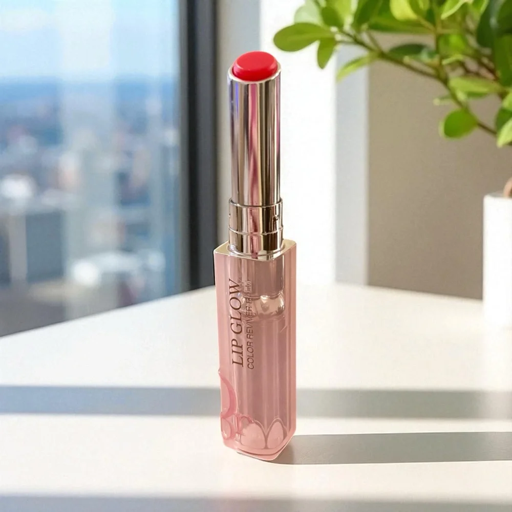 💎 DIOR Addict Lip Glow Balm in Color 015 Cherry Full-Size New